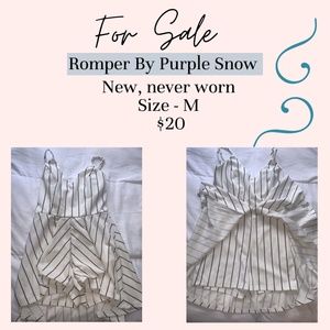 Stripped romper by Purple Snow